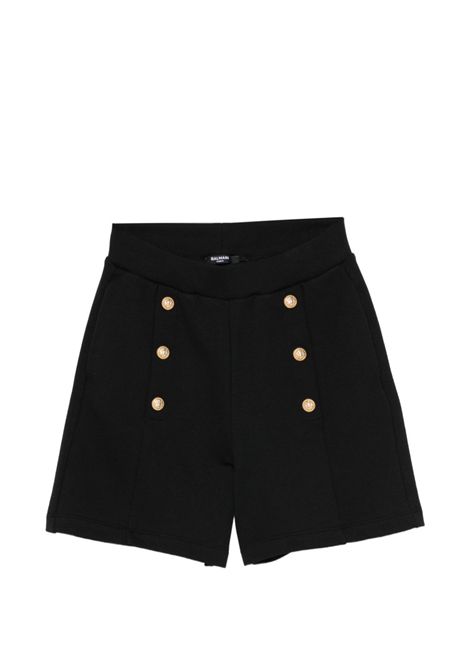 Shorts con bottoni BALMAIN KIDS | BY6A09Z3183930OR